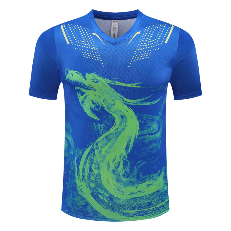 Table Tennis Net - Drachen-Tischtennis-T-Shirt für Herren Ne Ramos 2025,
