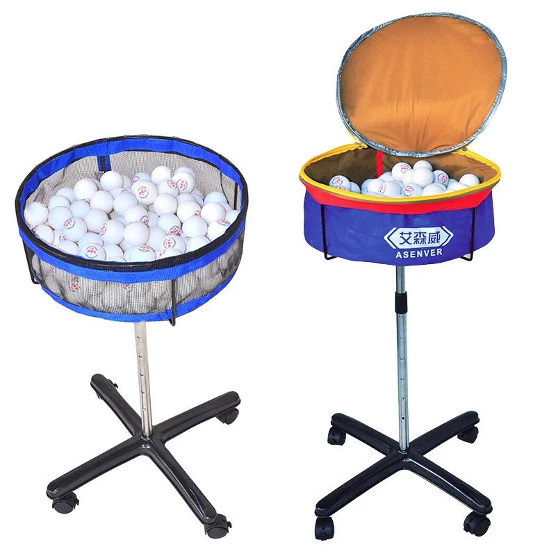 Table Tennis Court - Tischtennis-Trainingsgerät, spezielles Sammler-Set für mehrere Bälle,