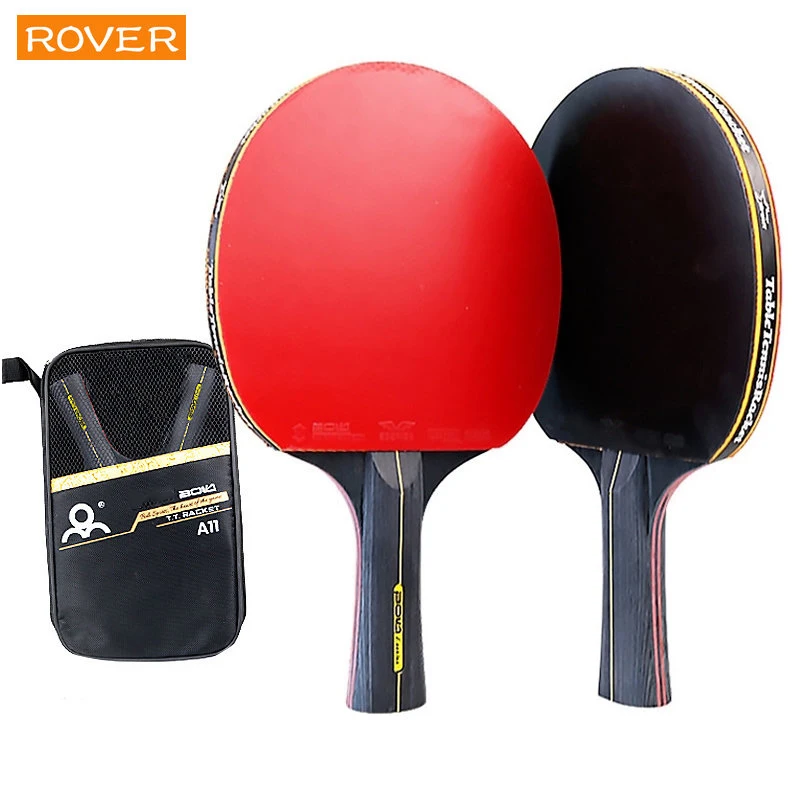 Table Tennis Padel - 5/6 Stern Tischtennisschläger, 2 Stück, professionelles