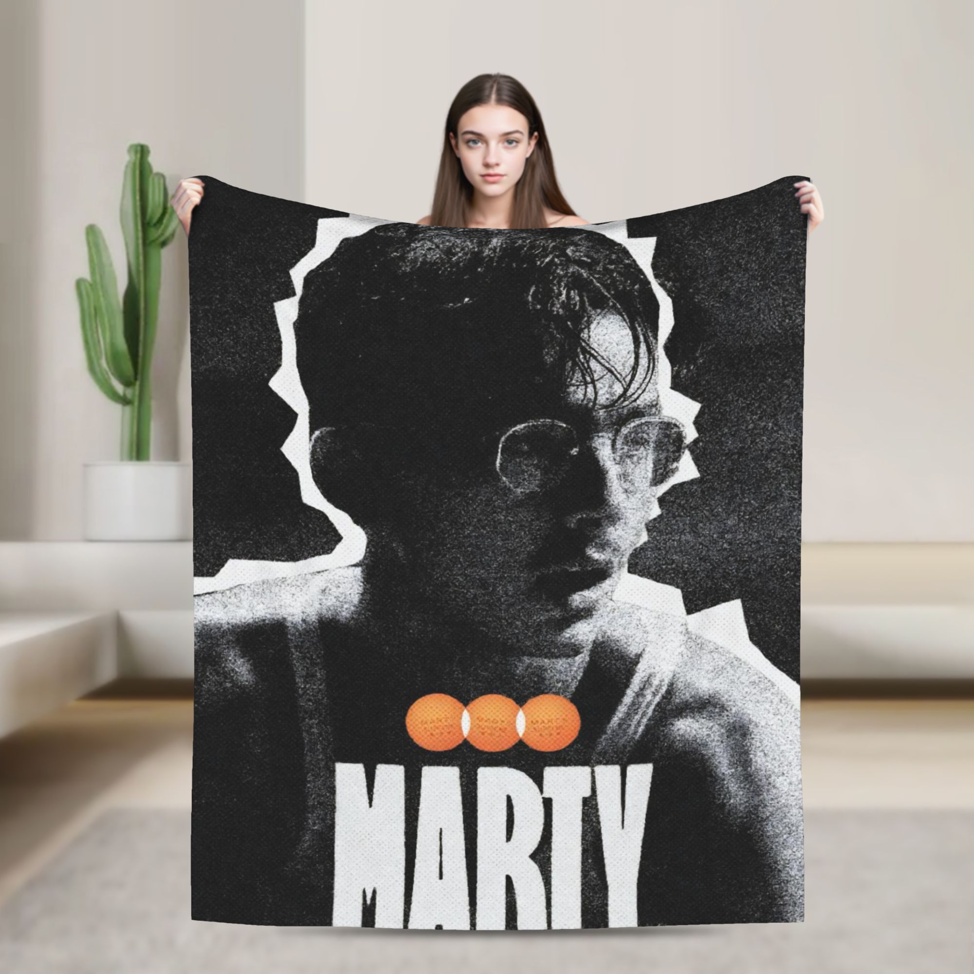 Table Tennis Marty Supreme - Marty Supreme Movie Blankets Tischtennis-Fleece-Decke, atmungsaktive