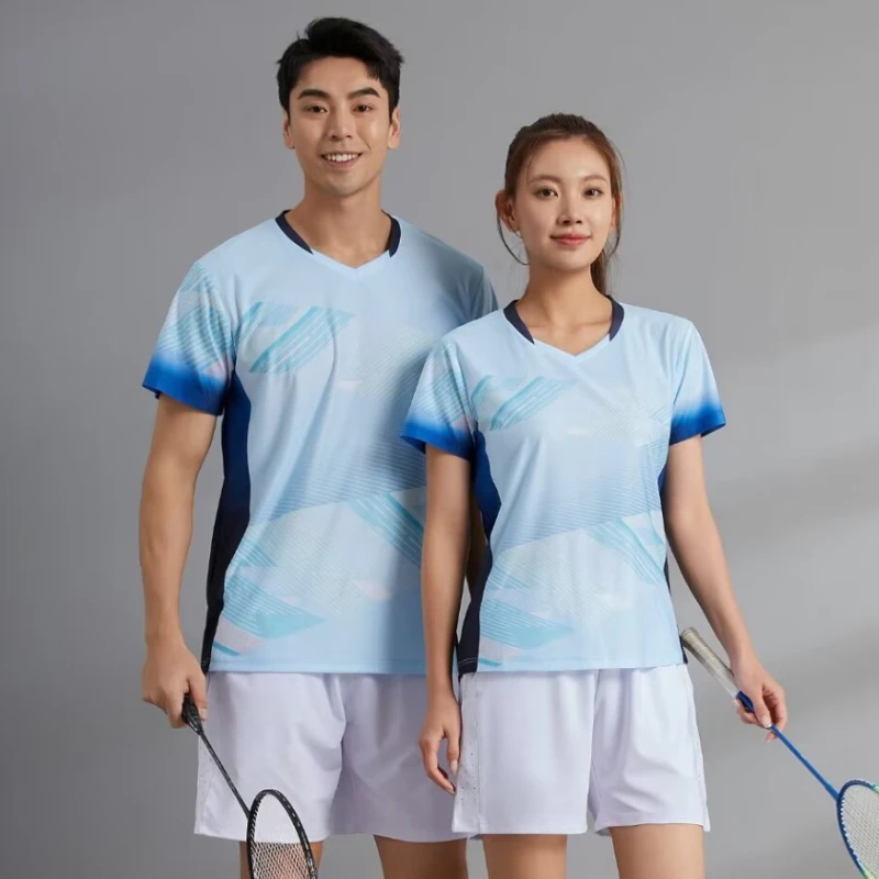 Table Tennis Jersey Design - Tischtennis-Trikot für Männer und Frauen, kurzärmelig,