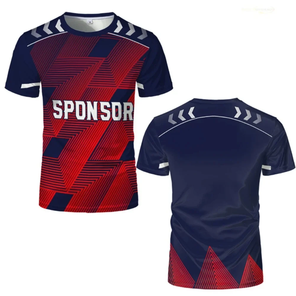 Table Tennis Name - Unregelmäßiges geometrisches Muster Fußball-T-Shirts Sommermode Esport