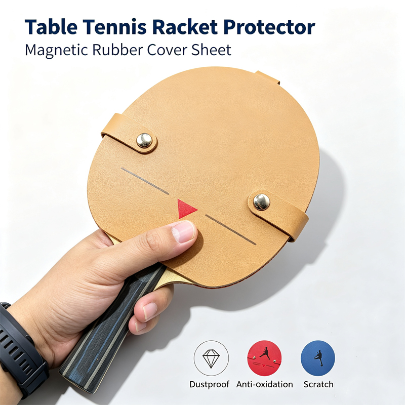 Table Tennis Us Open - Anti-Oxidations-Tischtennisschläger-Schutzfolie Magnetischer Tischtennisschläger-Schutz Verhindert das Öffnen