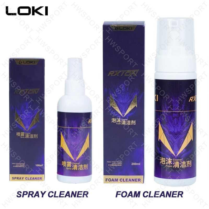 Rubber Cleaner Foam - LOKI Tischtennis-Gummireiniger, Schaumtyp, Sprühtyp, Ping-Pong-Schlägerreiniger, beseitigt