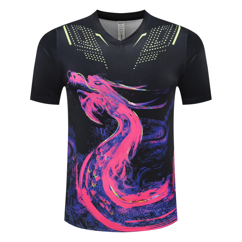 Drachen-Tischtennis-T-Shirt fü – Table Tennis Net Bewertung und Preis