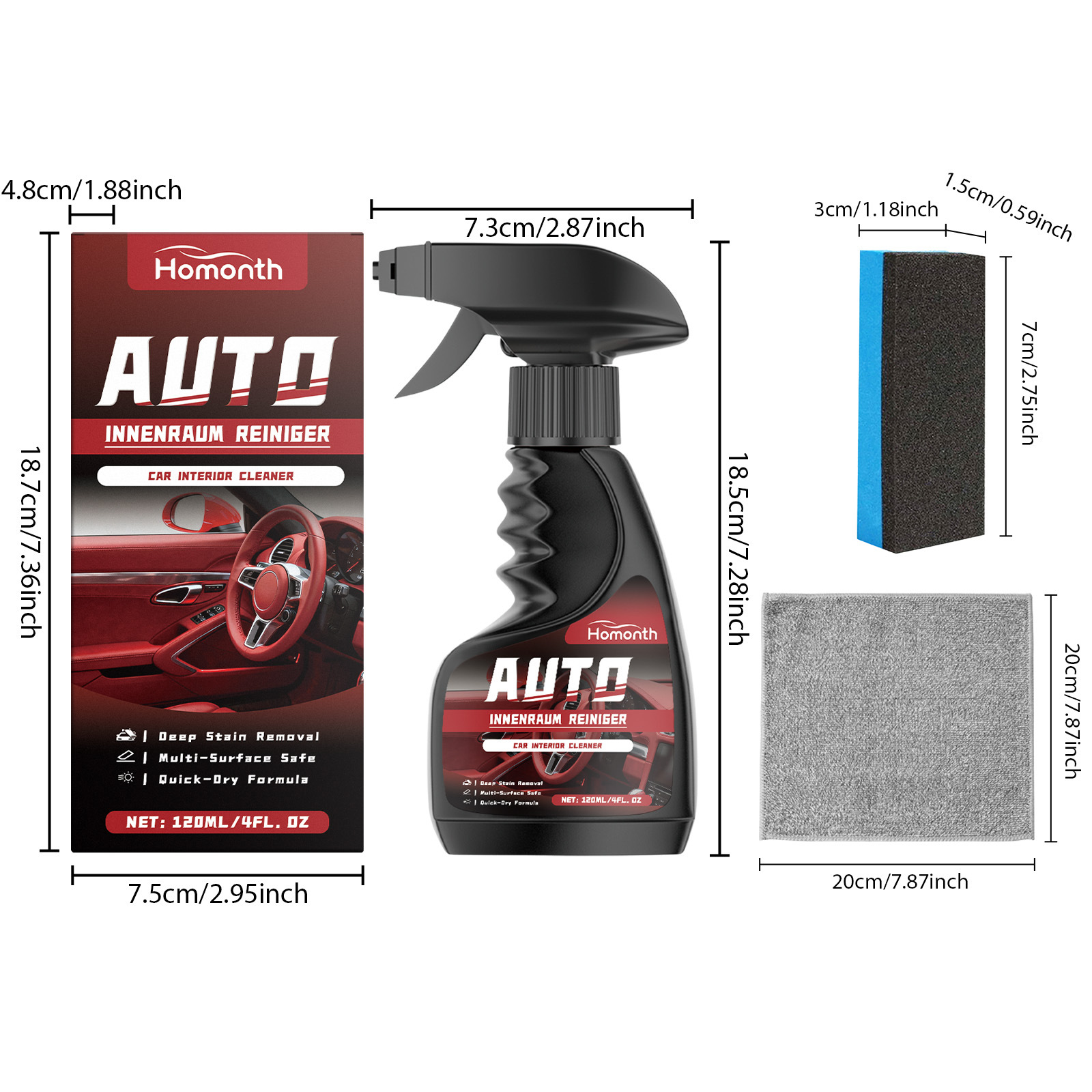 Bestseller Auto-Innenraum-Scha – Rubber Cleaner Foam Bewertung und Preis