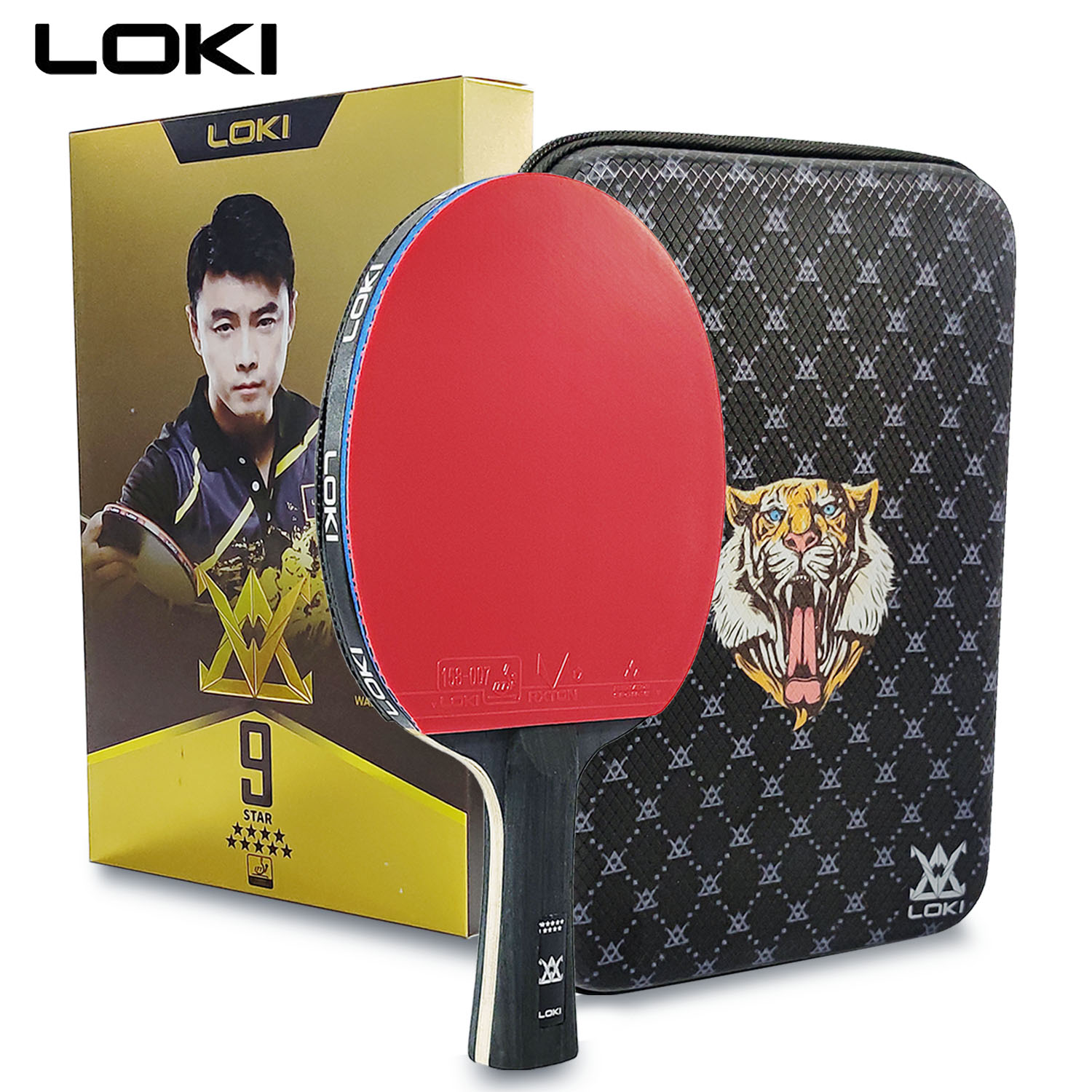 LOKI 9-Sterne-Tischtennisschlä – Table Tennis Padel Bewertung und Preis
