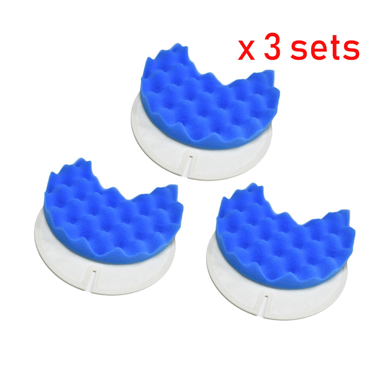 3sets schaum & hepa-filter für – Rubber Cleaner Foam Bewertung und Preis
