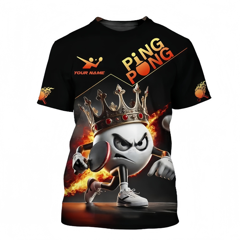 Tischtennis Muster T Shirt Für – Table Tennis Name Bewertung und Preis