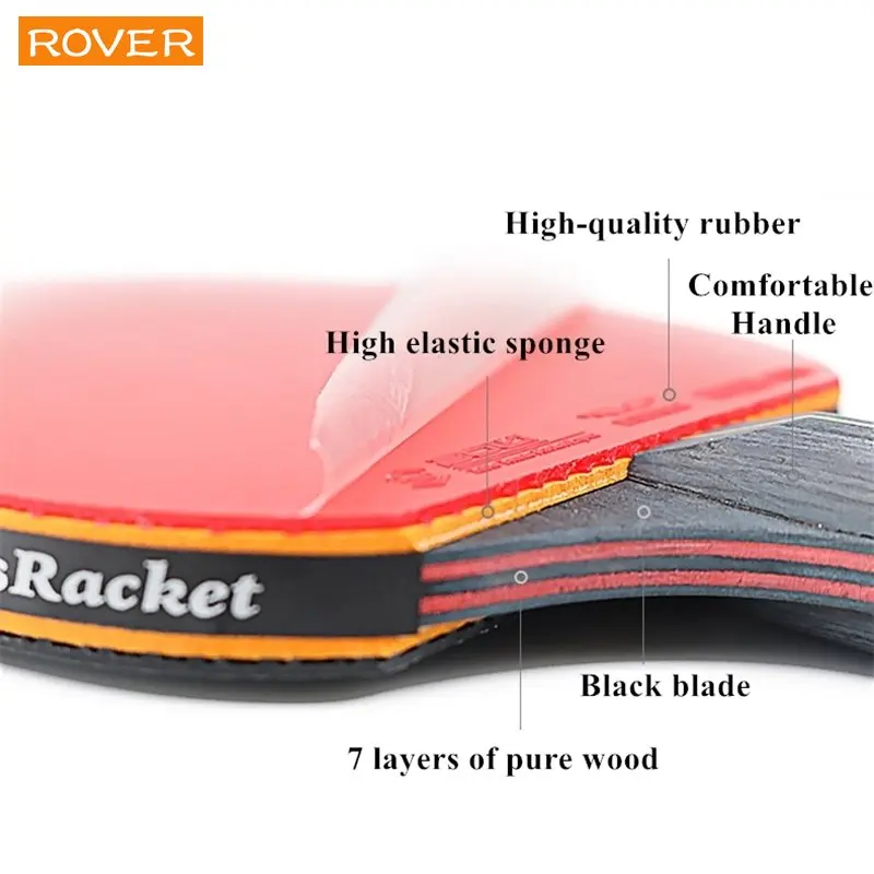 5/6 Stern Tischtennisschläger, – Table Tennis Padel Bewertung und Preis