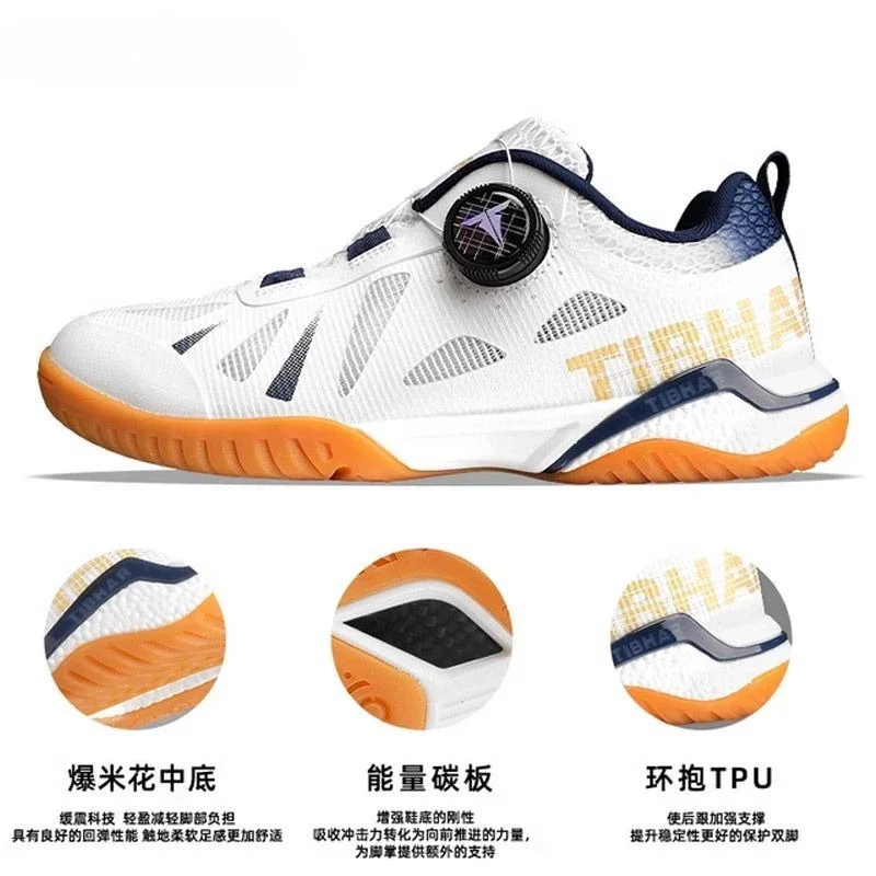 Neue TIBHAR Straight Button Ti – Table Tennis Shoes Bewertung und Preis